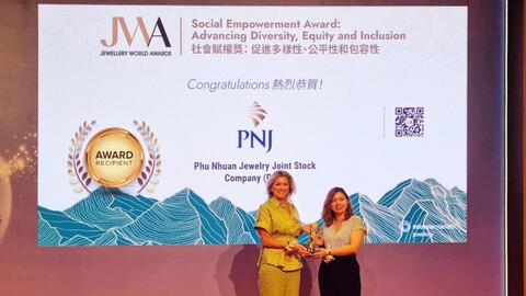 PNJ được vinh danh tại giải thưởng Phát triển bền vững quốc tế JWA 2024