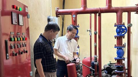 Đảm bảo an toàn PCCC chợ quận Tây Hồ mùa hanh khô