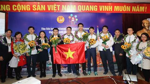 37 học sinh Việt Nam thi Olympic quốc tế và khu vực năm 2025