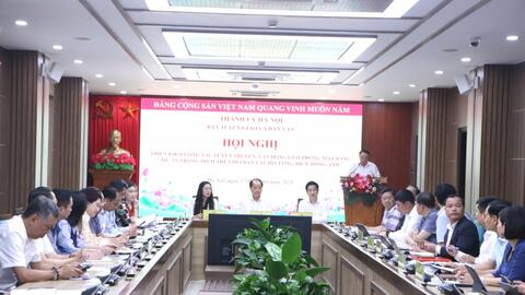 Quận Tây Hồ: Tập trung toàn lực triển khai Dự án cầu Tứ Liên