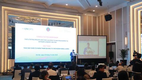 Thúc đẩy khối tư nhân tham gia đầu tư vào ngành năng lượng