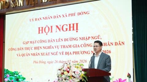 Thanh niên Phù Đổng phát huy truyền thống quê hương anh hùng, sẵn sàng tham gia bảo vệ Tổ Quốc