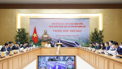 Thủ tướng yêu cầu tăng tốc các dự án đường sắt, thực hiện '5 hóa', '4 không'