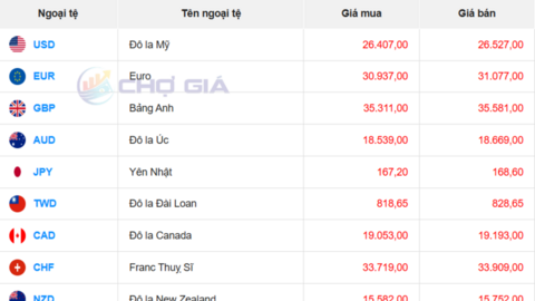 Tỷ giá USD ngày 29/4/2026: 'Chợ đen' vượt 26.700 đồng