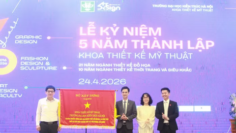 Kỷ niệm 5 năm thành lập khoa Thiết kế Mỹ thuật, Trường Đại học Kiến trúc Hà Nội