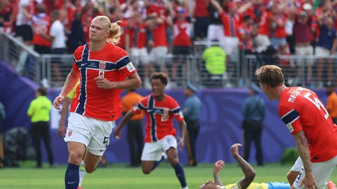 Haaland lập cú đúp, Na Uy đánh bại Brazil để tiến vào tứ kết
