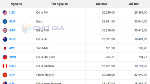 Tỷ giá USD hôm nay 23/7/2026: Đồng bạc xanh suy yếu trước thềm họp Fed