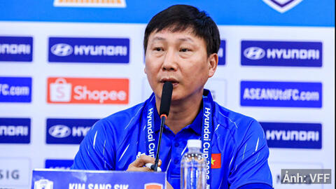 HLV Kim Sang Sik: 'Đội tuyển Việt Nam quyết tâm nối dài mạch bất bại tại Mỹ Đình'