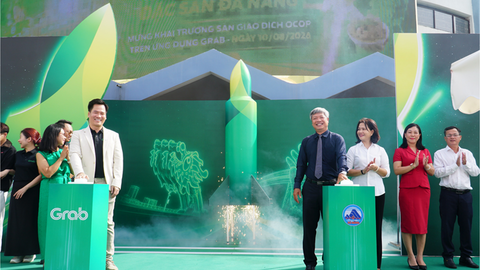 Vận hành sàn giao dịch 'OCOP - Đặc sản Đà Nẵng' trên ứng dụng Grab