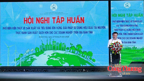 Khánh Hòa thúc đẩy sản xuất sạch hơn trong doanh nghiệp
