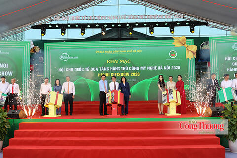 Khai mạc Hanoi Giftshow 2026: Kết nối giao thương, thúc đẩy xuất khẩu