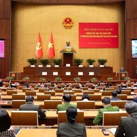 Hội nghị toàn quốc quán triệt và triển khai Nghị quyết Hội nghị Trung ương 2