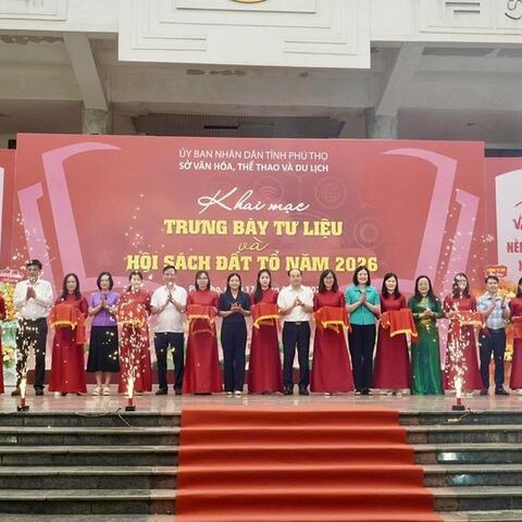 Phú Thọ: Lan tỏa văn hóa đọc từ Hội sách Đất Tổ