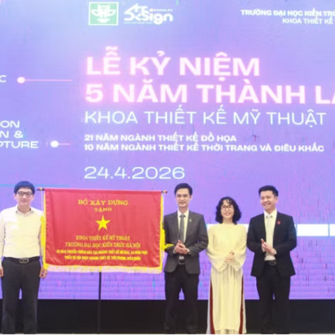 Kỷ niệm 5 năm thành lập khoa Thiết kế Mỹ thuật, Trường Đại học Kiến trúc Hà Nội