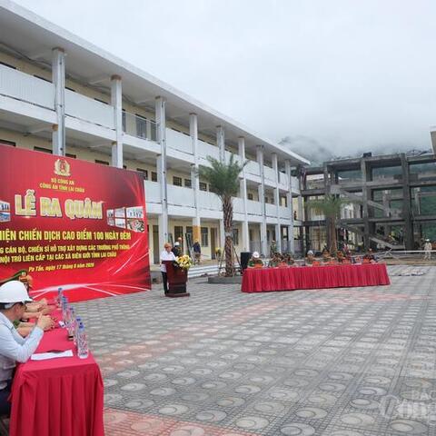 Lai Châu ra quân chiến dịch 100 ngày đêm xây dựng trường nội trú