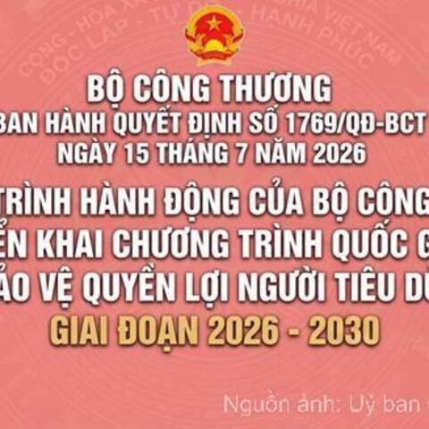 Bộ Công Thương triển khai Chương trình quốc gia về bảo vệ quyền lợi người tiêu dùng