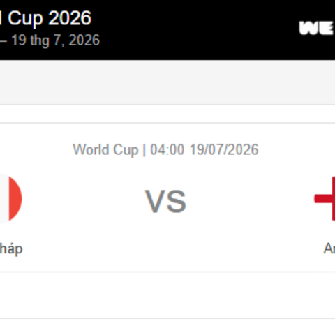 Nhận định bóng đá Pháp và Anh, 04h00 ngày 19/7 tranh hạng 3 World Cup 2026