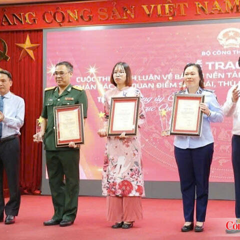 Chiều 12/8 sẽ diễn ra Lễ trao giải Cuộc thi bảo vệ nền tảng tư tưởng của Đảng trong ngành Công Thương