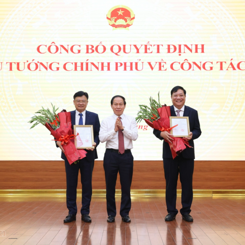 Phó Thủ tướng Lê Tiến Châu trao Quyết định bổ nhiệm 2 Phó Tổng Thanh tra Chính phủ