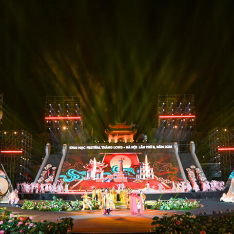Festival Thăng Long - Hà Nội 2026 chính thức khai mạc với “Dòng chảy Di sản”