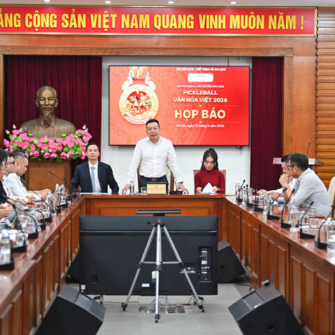 Công bố Giải Pickleball Báo Văn Hóa năm 2026 - 'Pickleball Văn hóa Việt 2026'