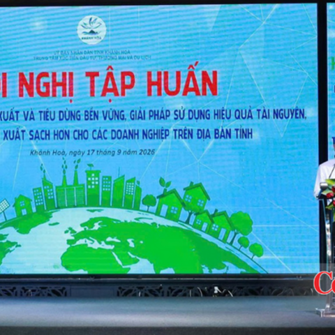 Khánh Hòa thúc đẩy sản xuất sạch hơn trong doanh nghiệp