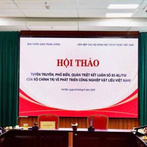 Thúc đẩy phát triển công nghiệp vật liệu, nâng cao năng lực tự chủ