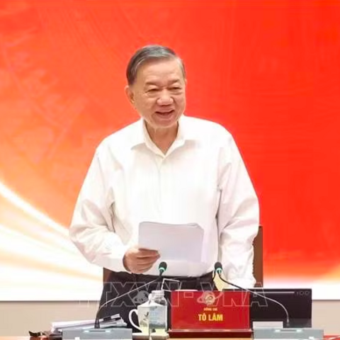Tổng Bí thư, Chủ tịch nước Tô Lâm chủ trì phiên họp về hoàn thiện thể chế và thực thi pháp luật