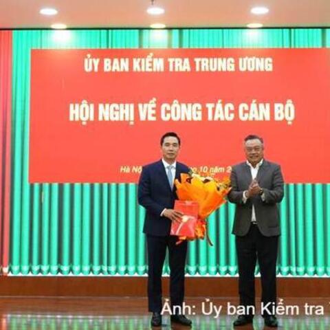 Đồng chí Trần Văn Phúc giữ chức Phó Chủ nhiệm Ủy ban Kiểm tra Trung ương