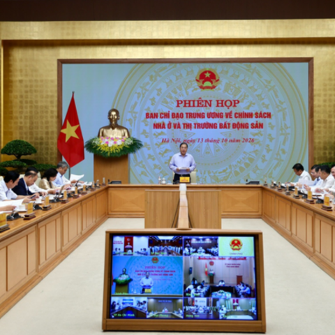 Phó Thủ tướng Thường trực Phạm Gia Túc chủ trì phiên họp Ban Chỉ đạo Trung ương về chính sách nhà ở và thị trường bất động sản