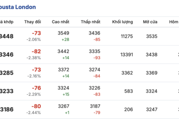 Giá cà phê hôm nay 3/4/2026: Tăng 800 - 1.000 đồng/kg