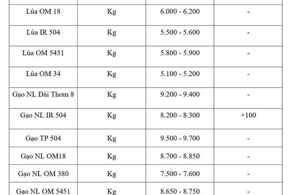 Giá lúa gạo hôm nay ngày 22/4: Gạo nguyên liệu xuất khẩu tiếp đà tăng