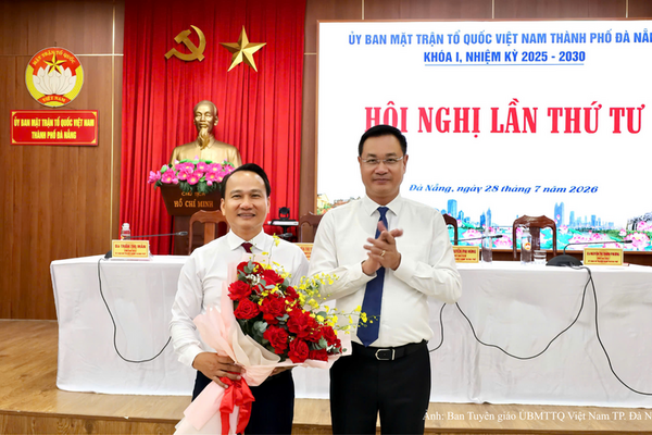 Ông Nguyễn Đình Vĩnh làm Chủ tịch Ủy ban Mặt trận Tổ quốc Việt Nam TP. Đà Nẵng