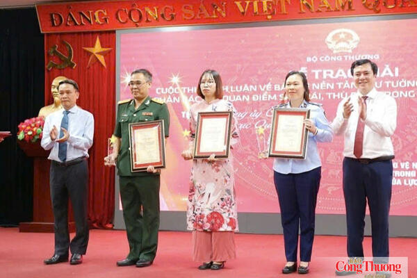 Chiều 12/8 sẽ diễn ra Lễ trao giải Cuộc thi bảo vệ nền tảng tư tưởng của Đảng trong ngành Công Thương