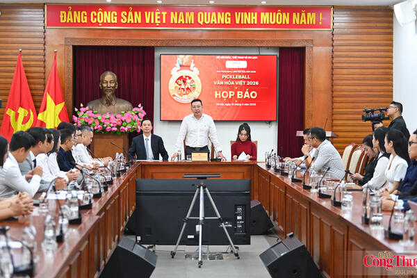 Công bố Giải Pickleball Báo Văn Hóa năm 2026 - 'Pickleball Văn hóa Việt 2026'