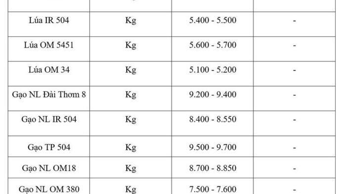 Giá lúa gạo hôm nay ngày 12/5: Gạo thơm xuất khẩu neo cao