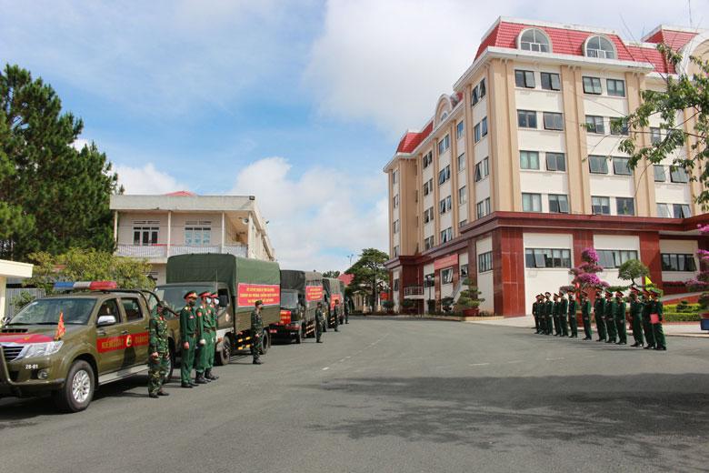 Lực lượng tham gia lễ phát động và xuất quân hạn chế số lượng do phải thực hiện các nhiệm vụ chuyên môn và đảm bảo công tác phòng dịch