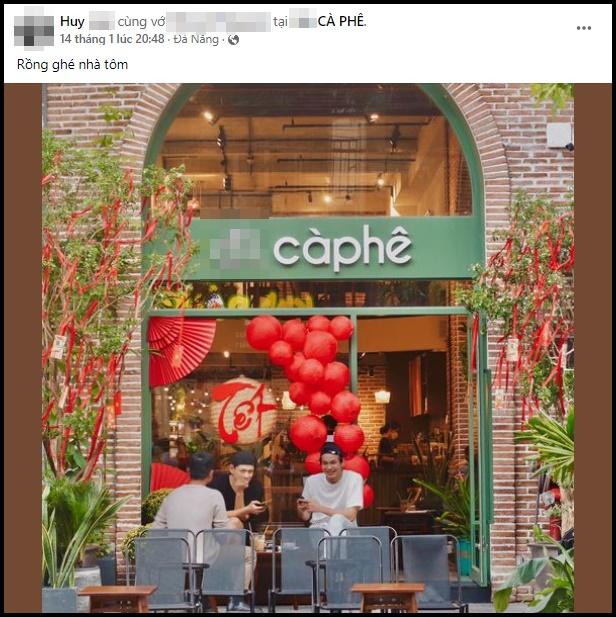 Gia Huy đang kinh doanh quán cà phê ở Đà Nẵng.