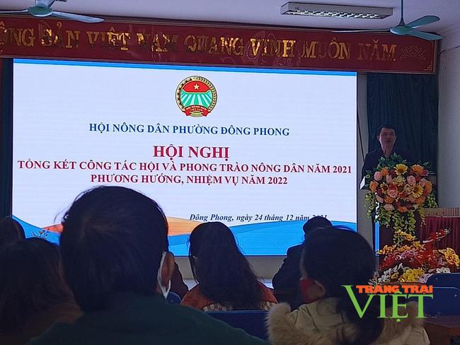 Lai Châu: Hội nông dân phường Đông Phong chú trọng xây dựng tổ chức hội vững mạnh   - Ảnh 1.