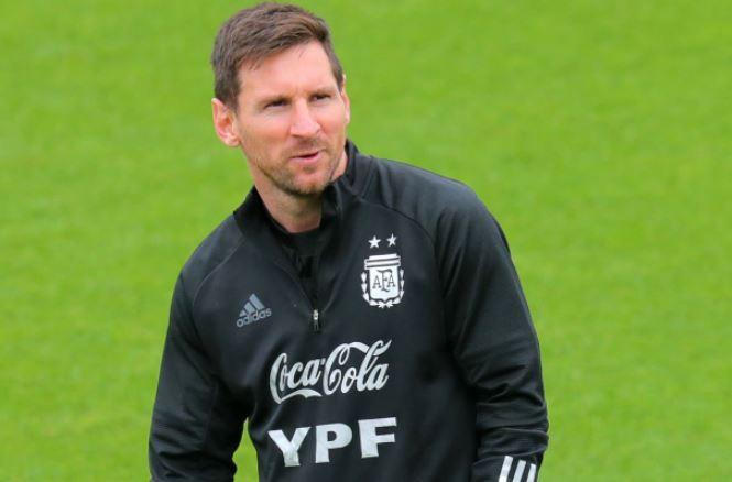 Messi đang chuẩn bị cho trận tranh cúp liên lục địa với tuyển Italy vào rạng sáng ngày 2/6.