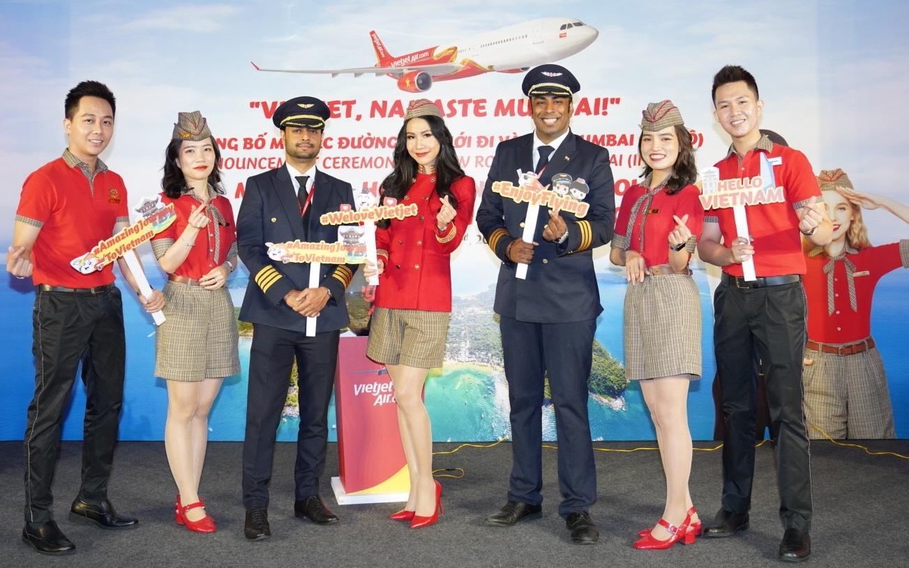 Vietjet công bố và khai trương thêm 4 đường bay kết nối các điểm đến hàng đầu của hai nước Việt Nam và Ấn Độ, bao gồm TP Hồ Chí Minh/Hà Nội - Mumbai và Phú Quốc - New Delhi/Mumbai