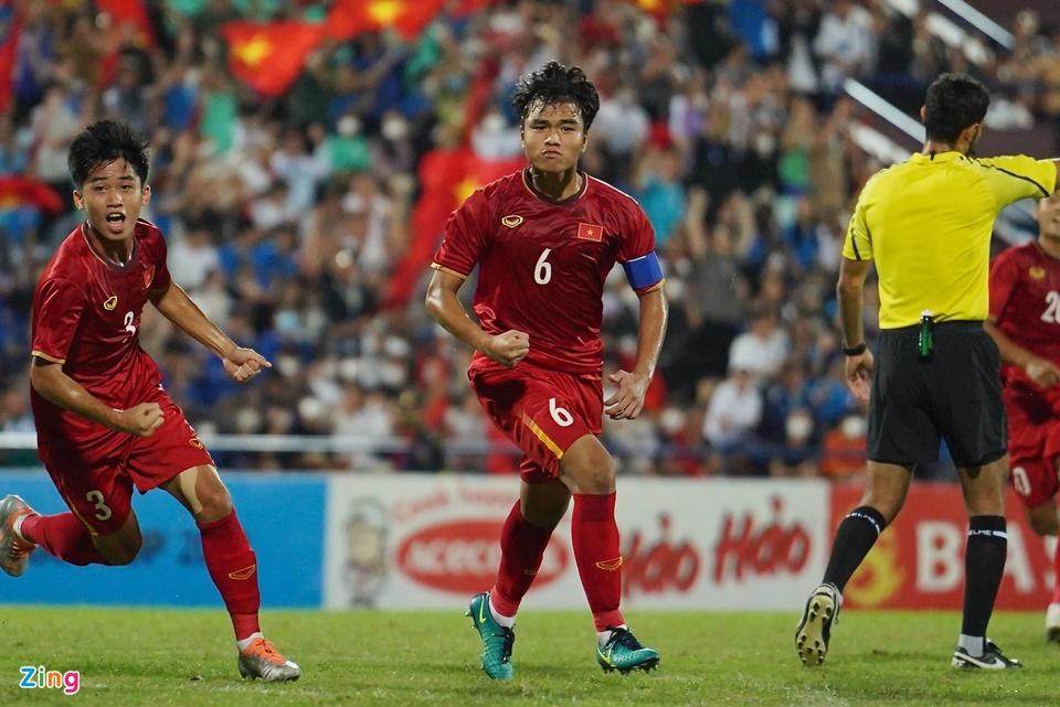 U17 Việt Nam đè bẹp Thái Lan 3-0 ở lượt cuối vòng loại bảng F. Ảnh: Ngọc Lê.