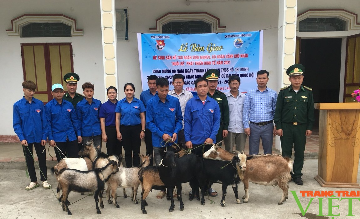 “Ngân hàng dê” giúp ĐVTN vùng cao biên giới Sơn La vươn lên thoát nghèo - Ảnh 1.