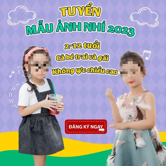 Cho con làm người mẫu nhí, phụ huynh bị lừa hàng trăm triệu đồng - Ảnh 2.