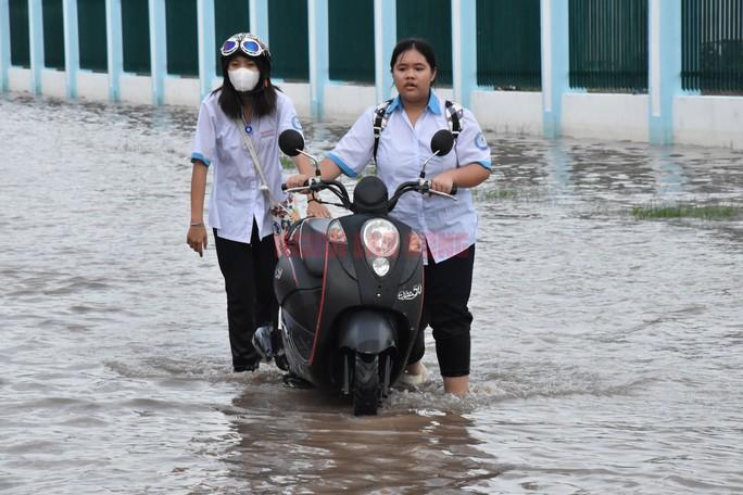 3 địa phương ở miền Tây bị triều cường bủa vây - Ảnh 3.