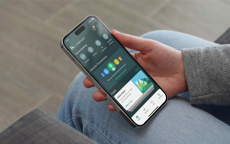 Ứng dụng K PLUS được thiết kế phù hợp với mọi người dùng