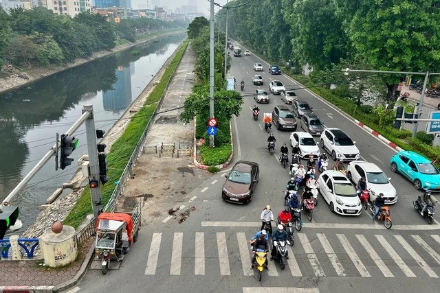 Điều chỉnh tổ chức giao thông thí điểm đường ưu tiên cho xe đạp