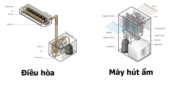 Nên dùng điều hòa hay máy hút ẩm trong mùa nồm?