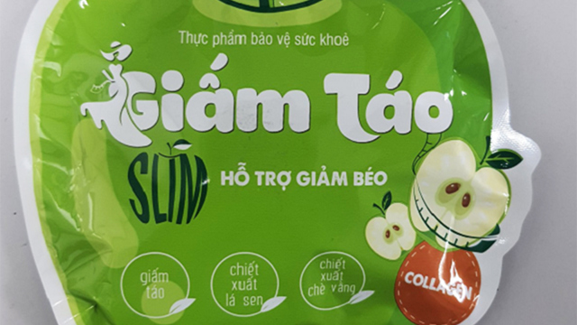 Giấm táo slim hỗ trợ giảm béo.