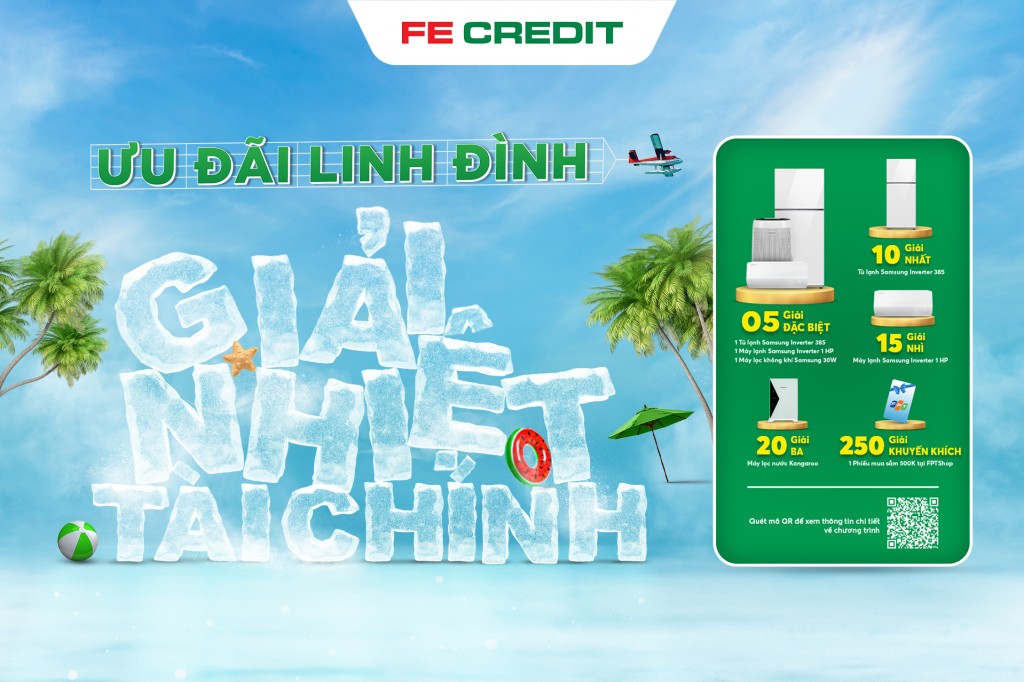 FE CREDIT luôn tiên phong ra mắt những sản phẩm, chương trình thiết thực dành cho khách hàng. Ảnh: FE CREDIT.